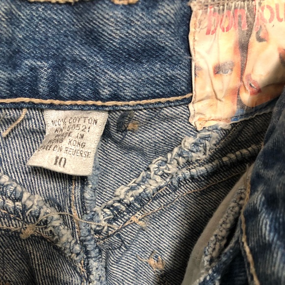 Vintage Bonjour High Waist Blue Jeans Sz10 - Picture 5 of 7
